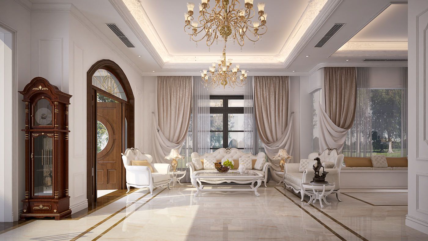 Nội thất biệt thự tân cổ điển