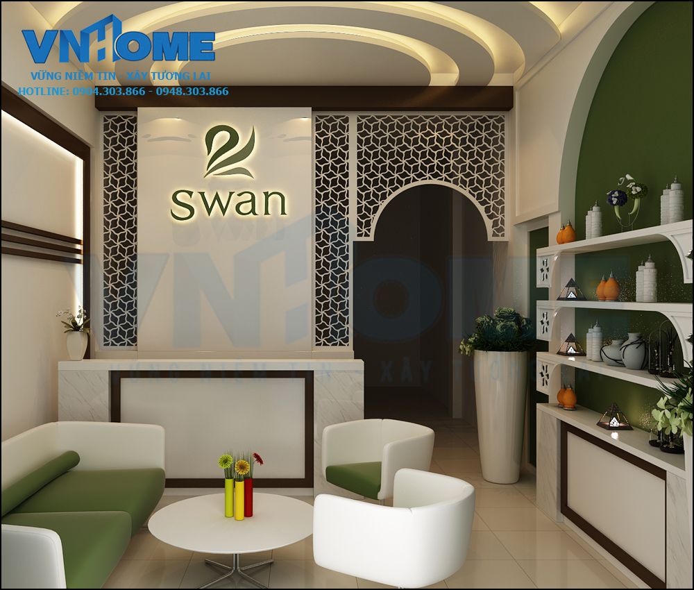 Thiết kế nội thất spa đẹp và hiện đại