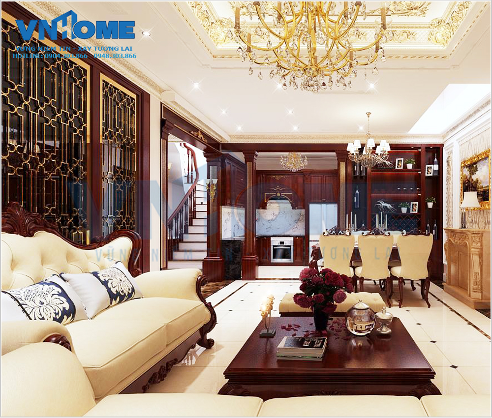 Mê đắm phong cách thiết kế nội thất cổ điển sang trọng, lãng mạn