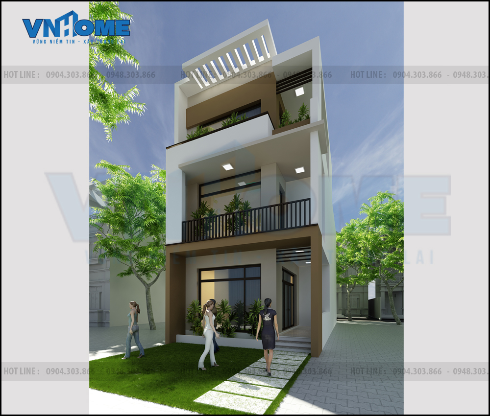 Tổng hợp những mẫu nhà lô hiện đại 3 tầng đẹp 
