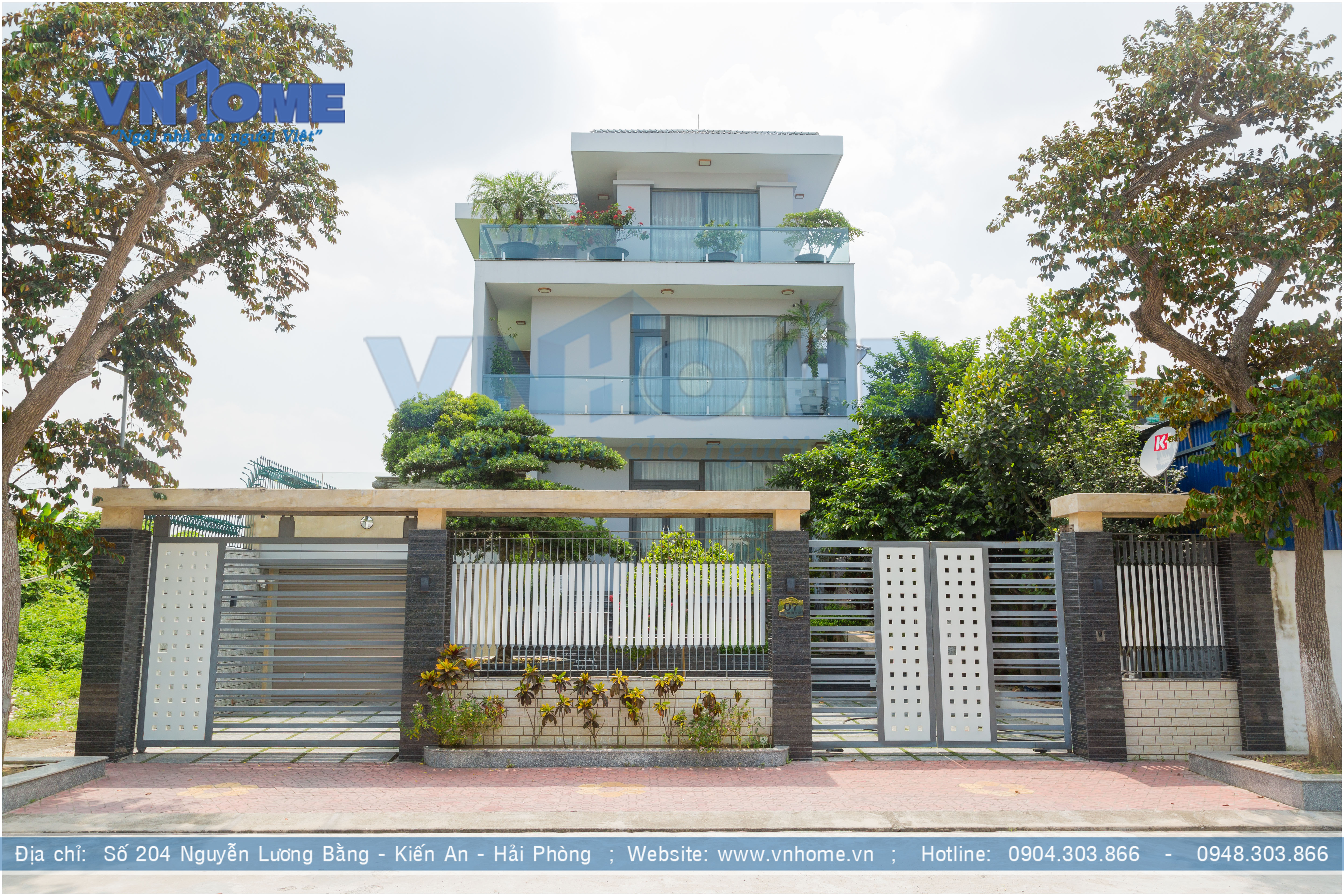 Thi công xây dựng hoàn thiện biệt thự mini hiện đại tại Quảng Ninh