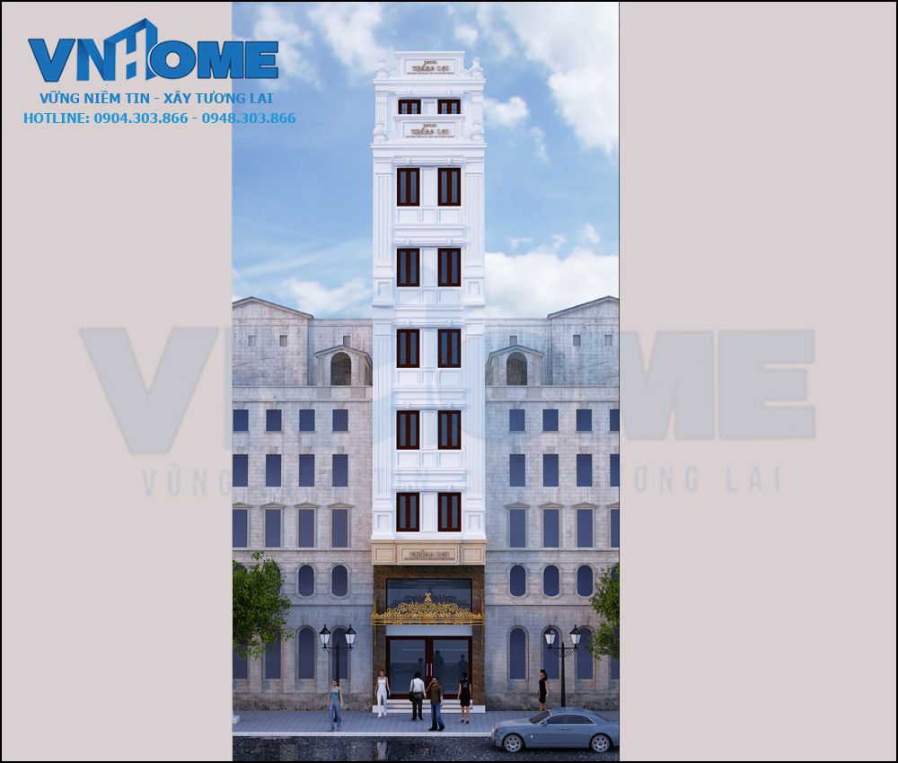 Mẫu thiết kế khách sạn đẹp- VNH TKKS 0006