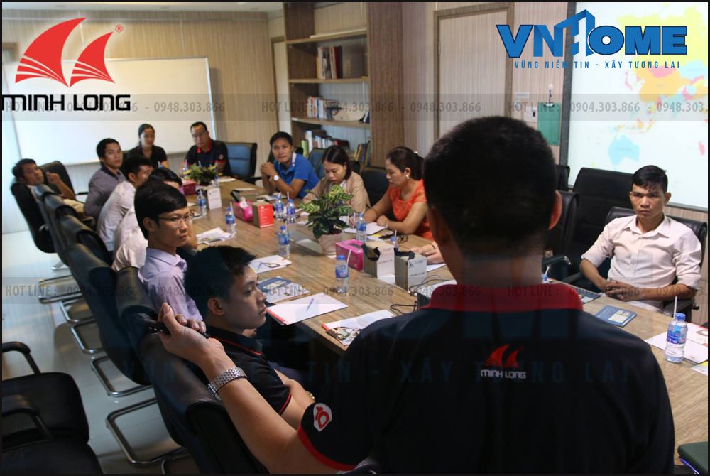 kiến trúc vnhome thăm nhà máy sản xuất gỗ minh long