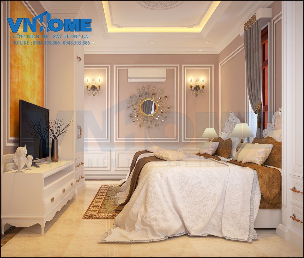 Thiết kế nội thất phòng ngủ cho khách sạn