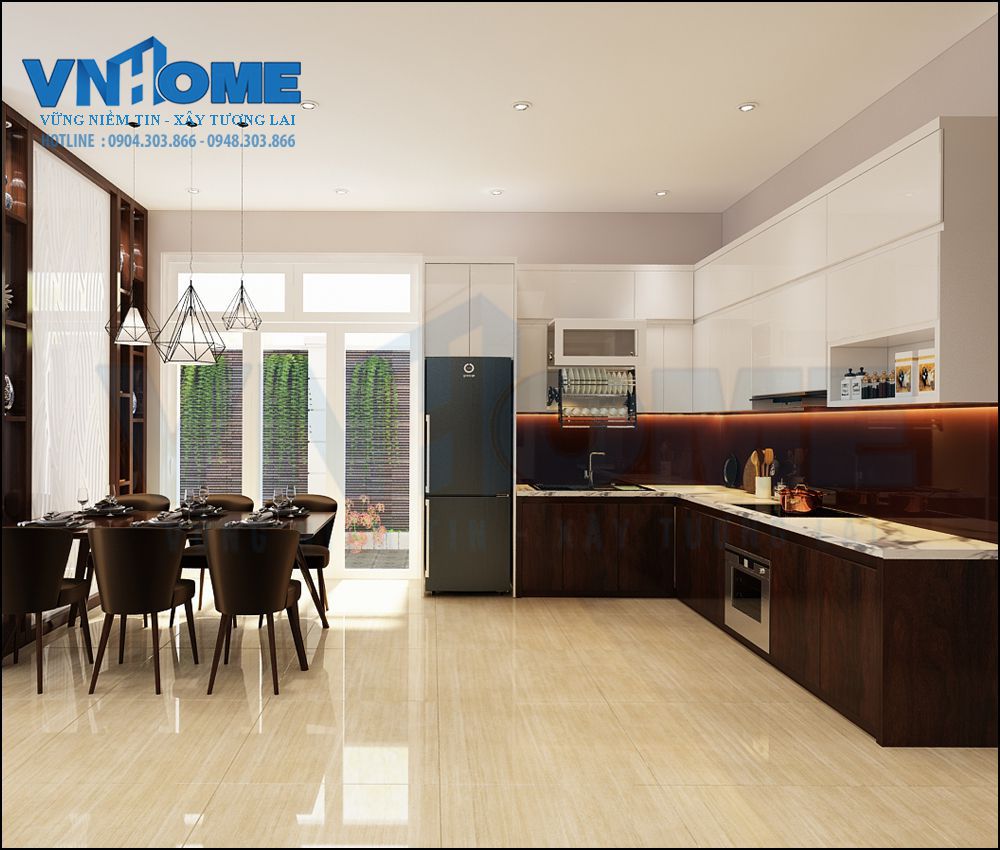 Thiết kế nội thất phòng bếp đẹp