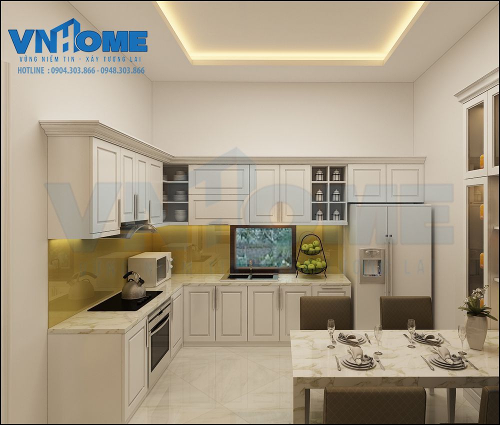 Thiết kế nội thất phòng bếp đẹp