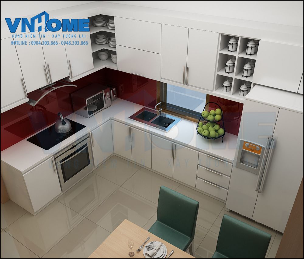 Thiết kế nội thất phòng bếp đẹp