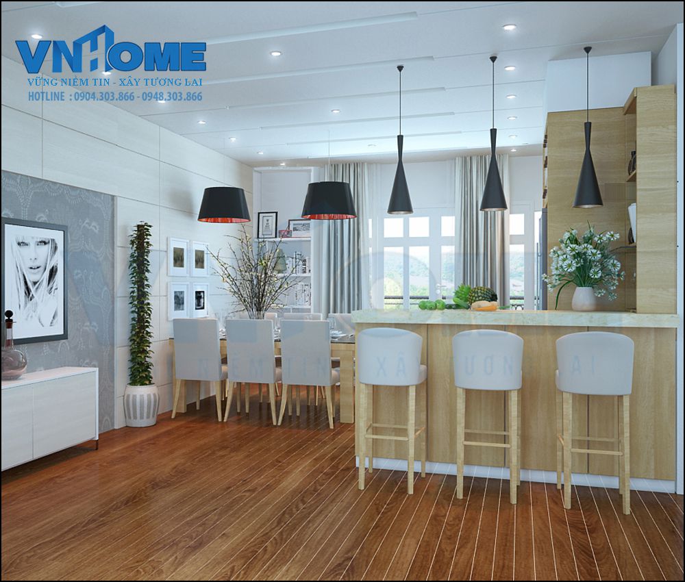 Thiết kế nội thất phòng bếp đẹp