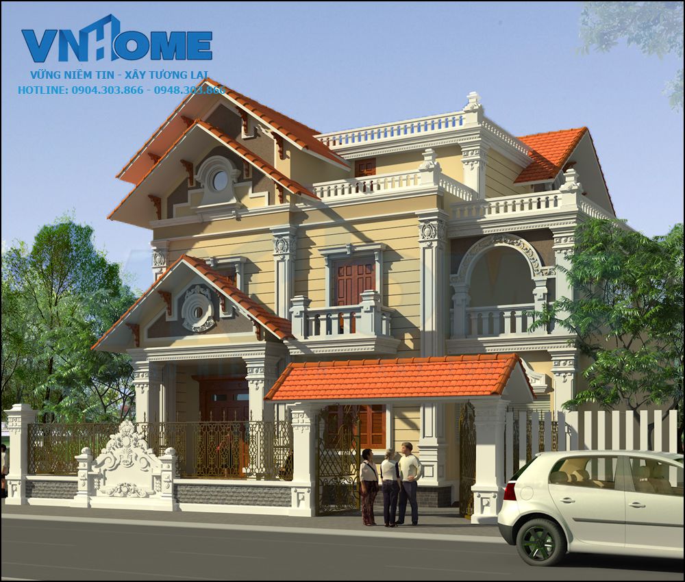 biệt thự cổ điển tại hải phòng