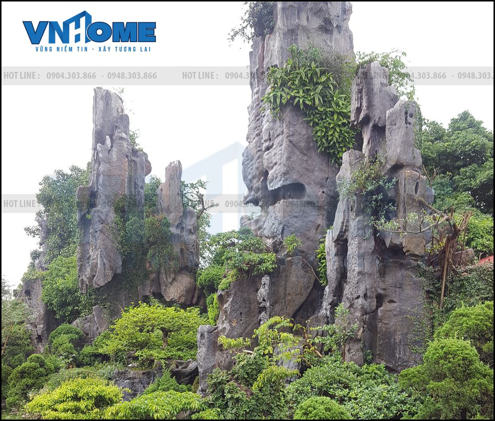 thiết kế thi công hòn non bộ đẹp tại Hải Phòng