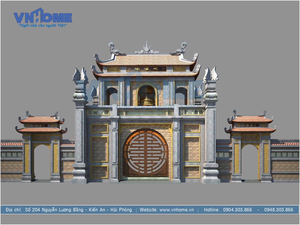 Mẫu thiết kế nhà thờ họ đẹp, chuẩn phong thủy 2
