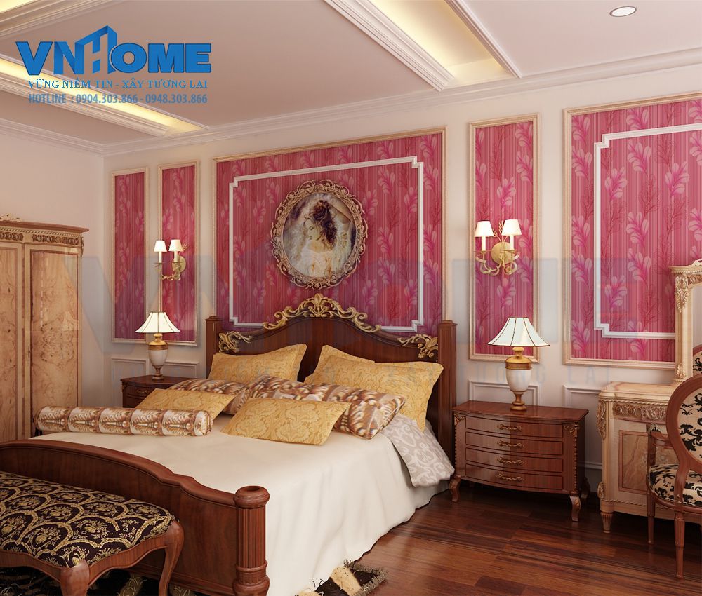 mẫu thiết kế nội thất tân cổ điển đẹp và sang trọng