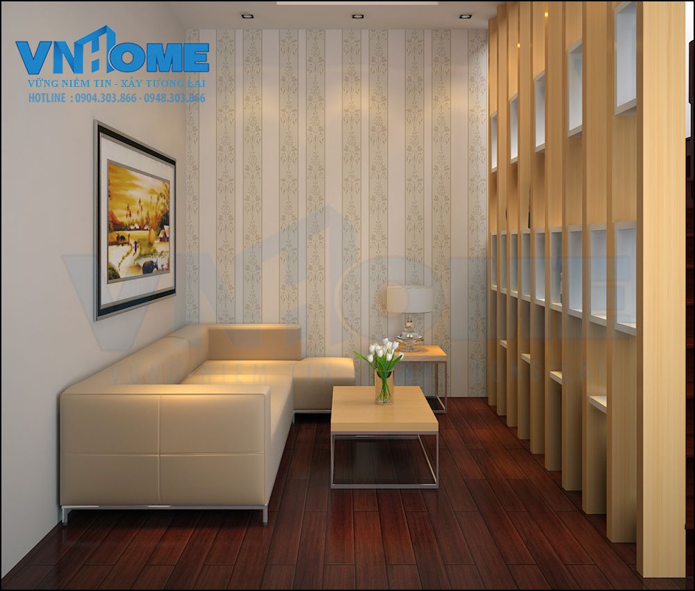 thiết kế nội thất phòng ngủ nhà lô hiện đại