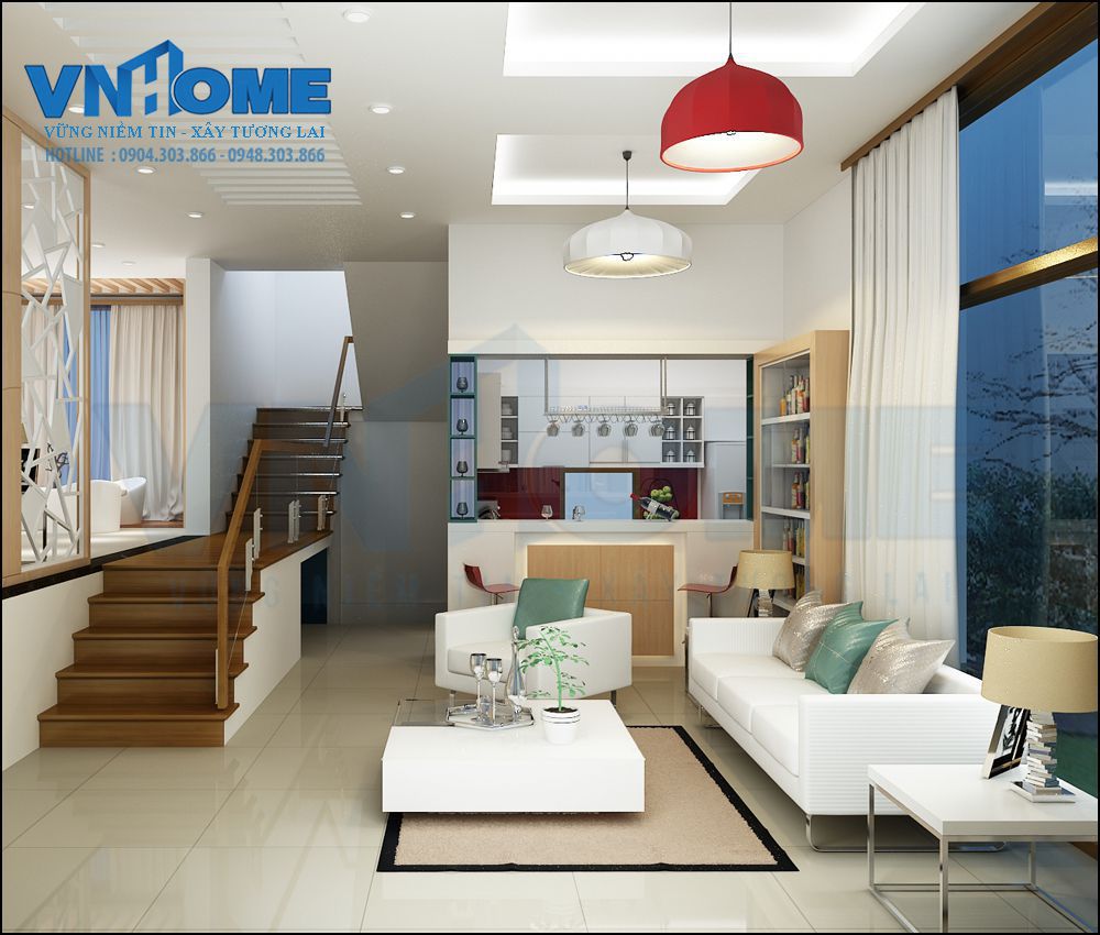 Thiết kế nội thất phòng khách hiện đại đẹp và sang trọng