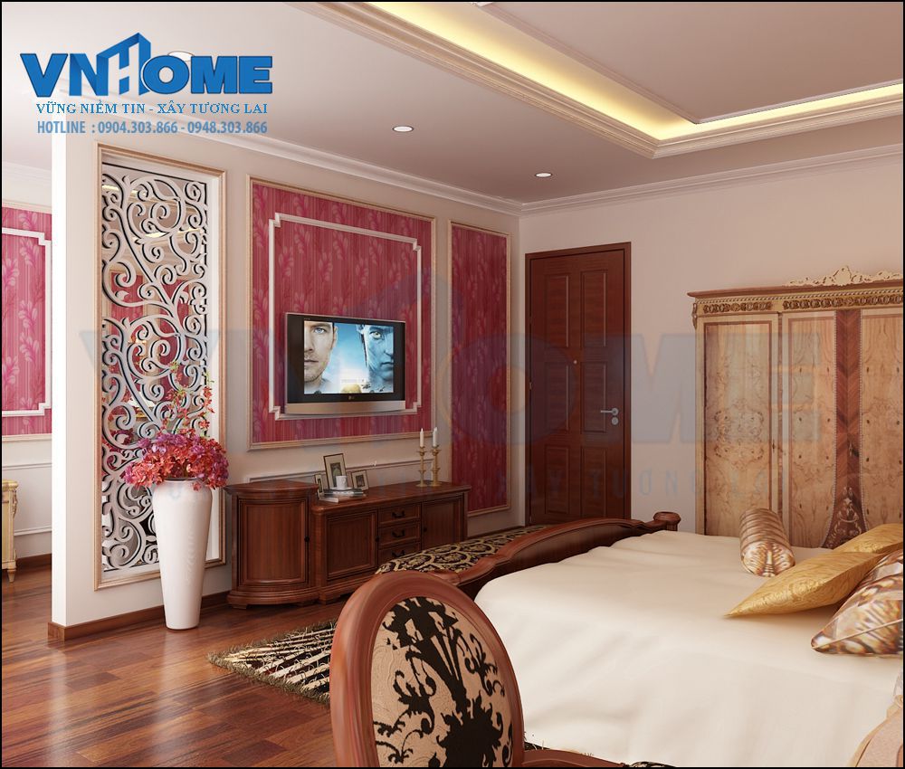 thiết kế nội thất biệt thự cổ điển