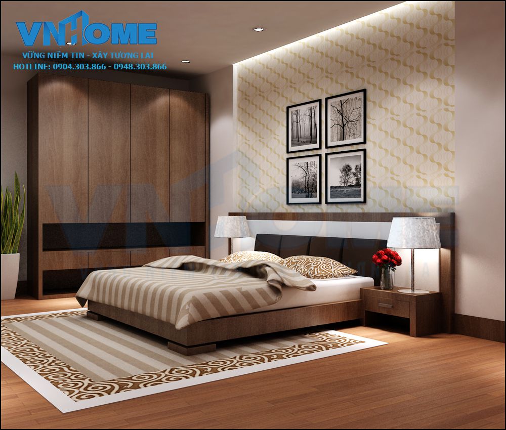 thiết kế nội thất biệt thự hiện đại 2 tầng