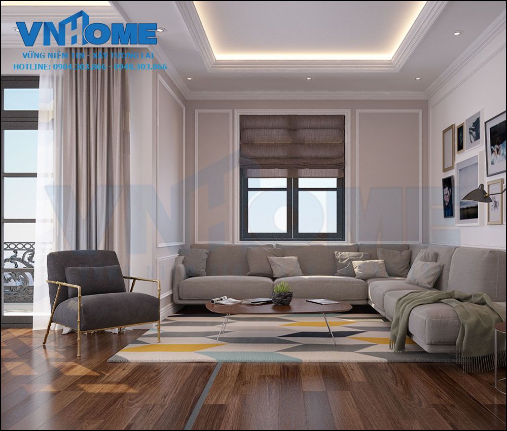 thiết kế nội thất biệt thự pháp