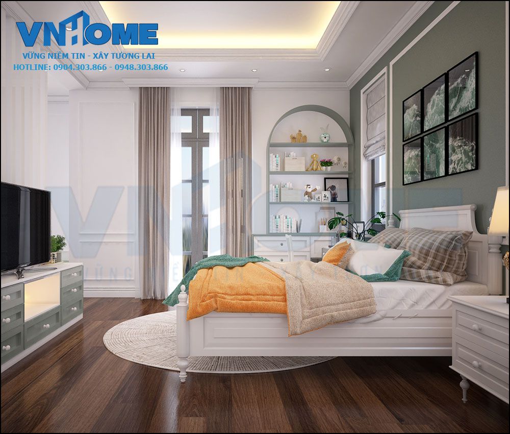 thiết kế nội thất biệt thự pháp