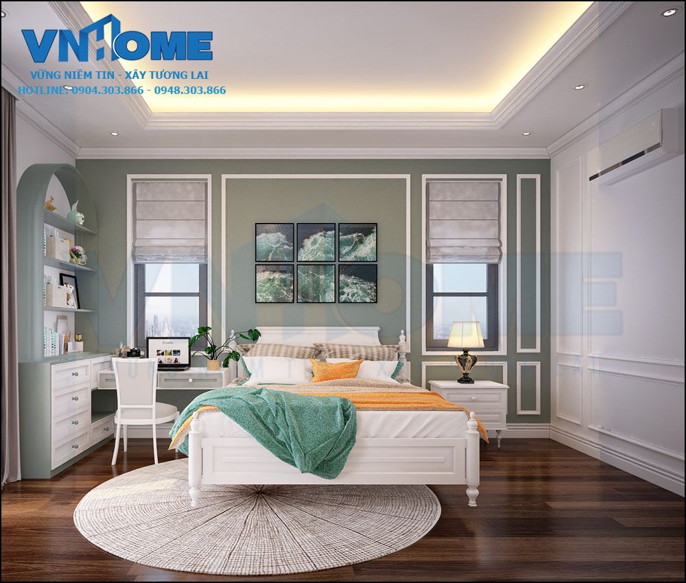 thiết kế nội thất biệt thự pháp