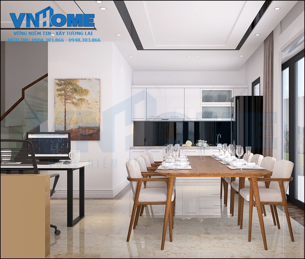 thiết kế nội thất biệt thự hiện đại tại hải phòng