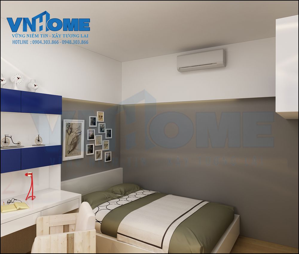 thiết kế nội thất nhà lô hiện đại 4 tầng tại Hải Phòng