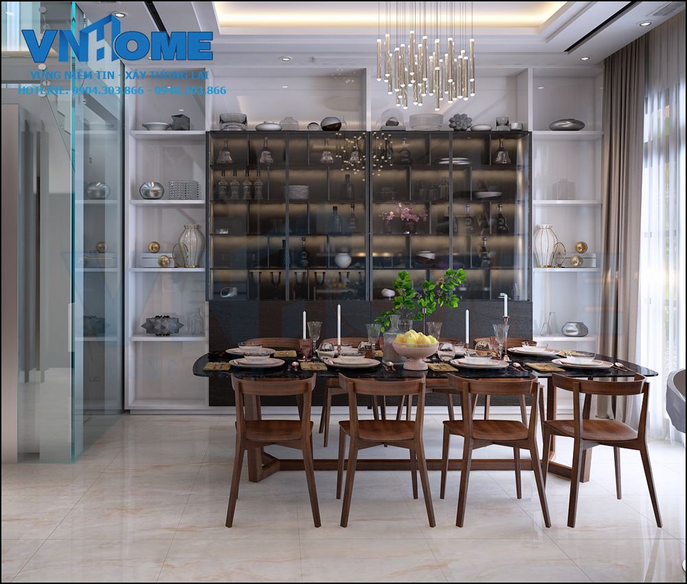 thiết kế nội thất phòng bếp 