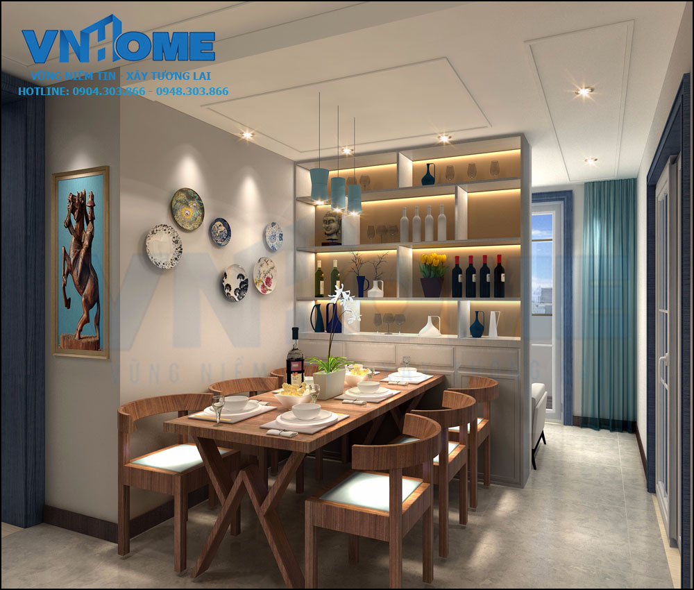 thiết kế nội thất phòng bếp hiện đại 