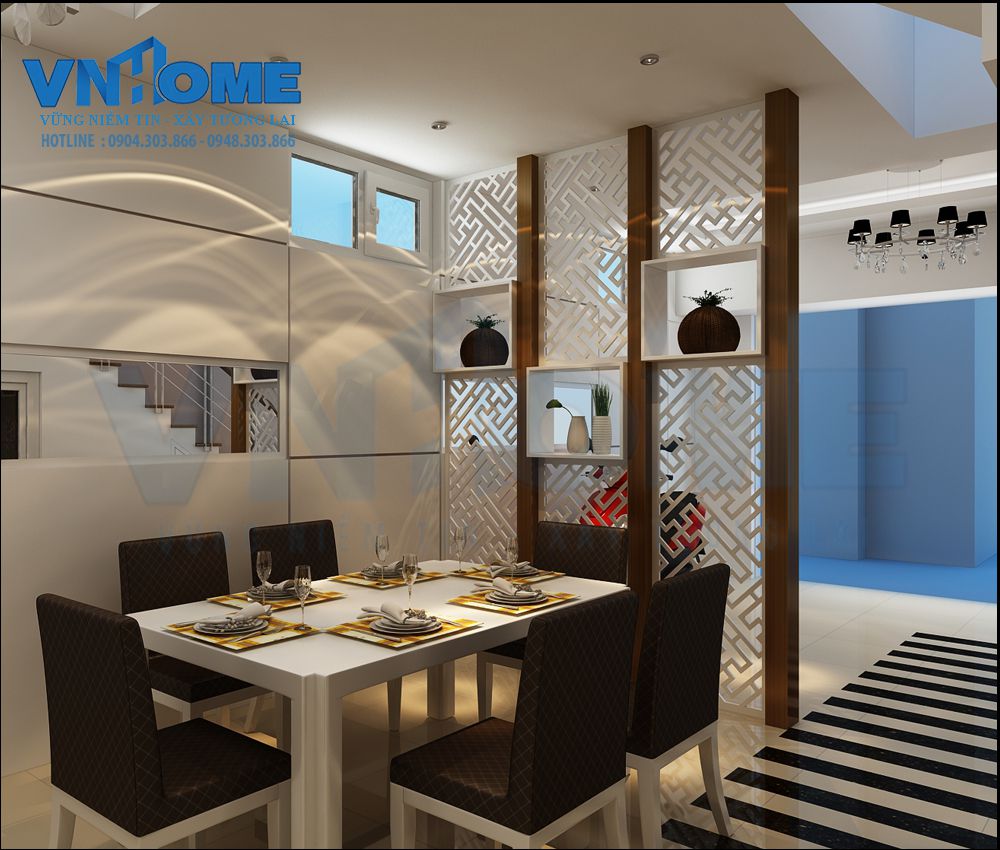 nội thất phòng bếp của căn nhà lô