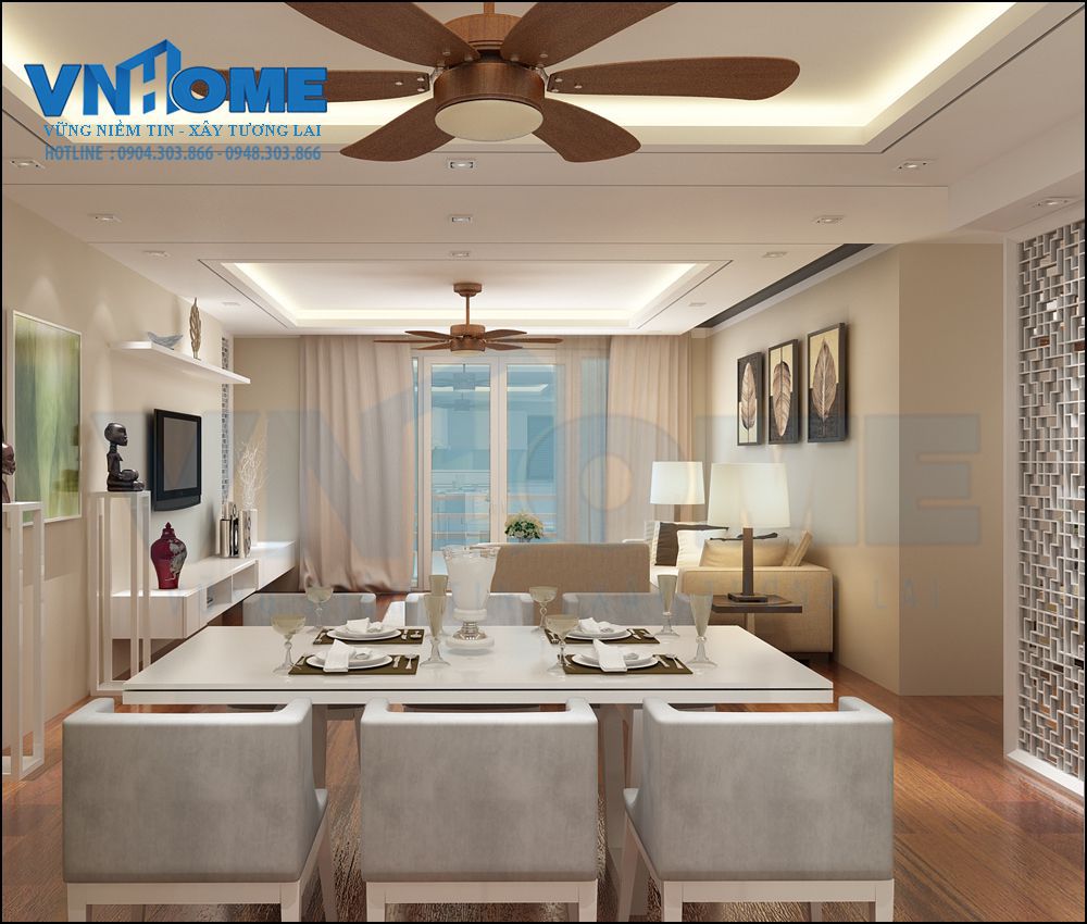 Thiết kế nội thất phòng bếp hiện đại đẹp sang trọng