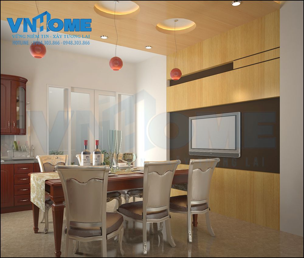 thiết kế nội thất phòng bếp 