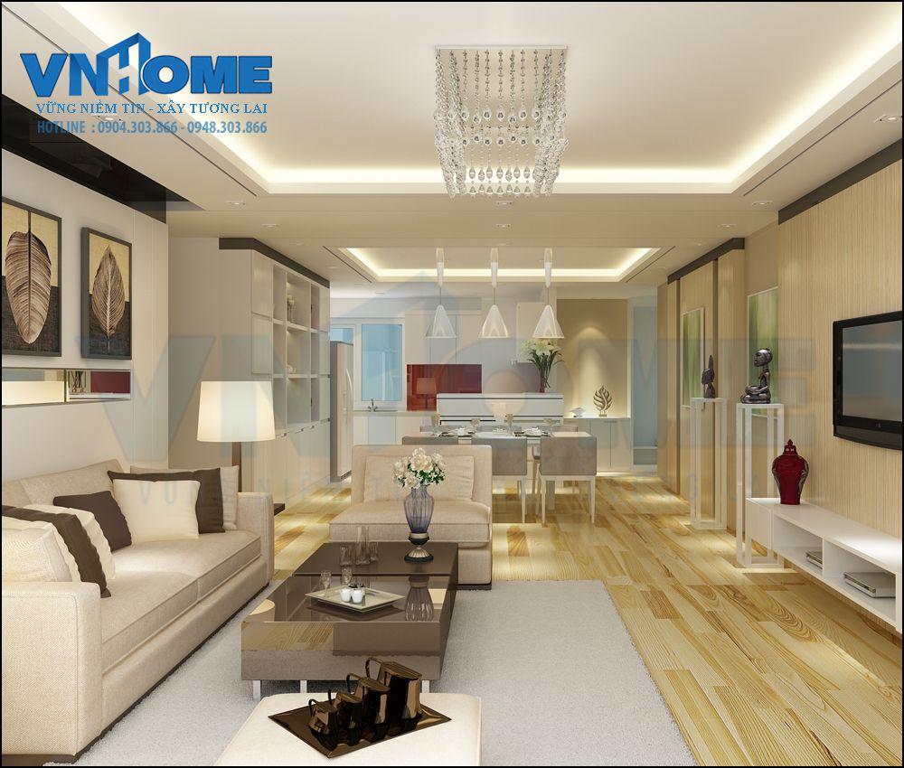 mẫu thiết kế nội thất phòng khách hiện đại đẹp và ấn tượng
