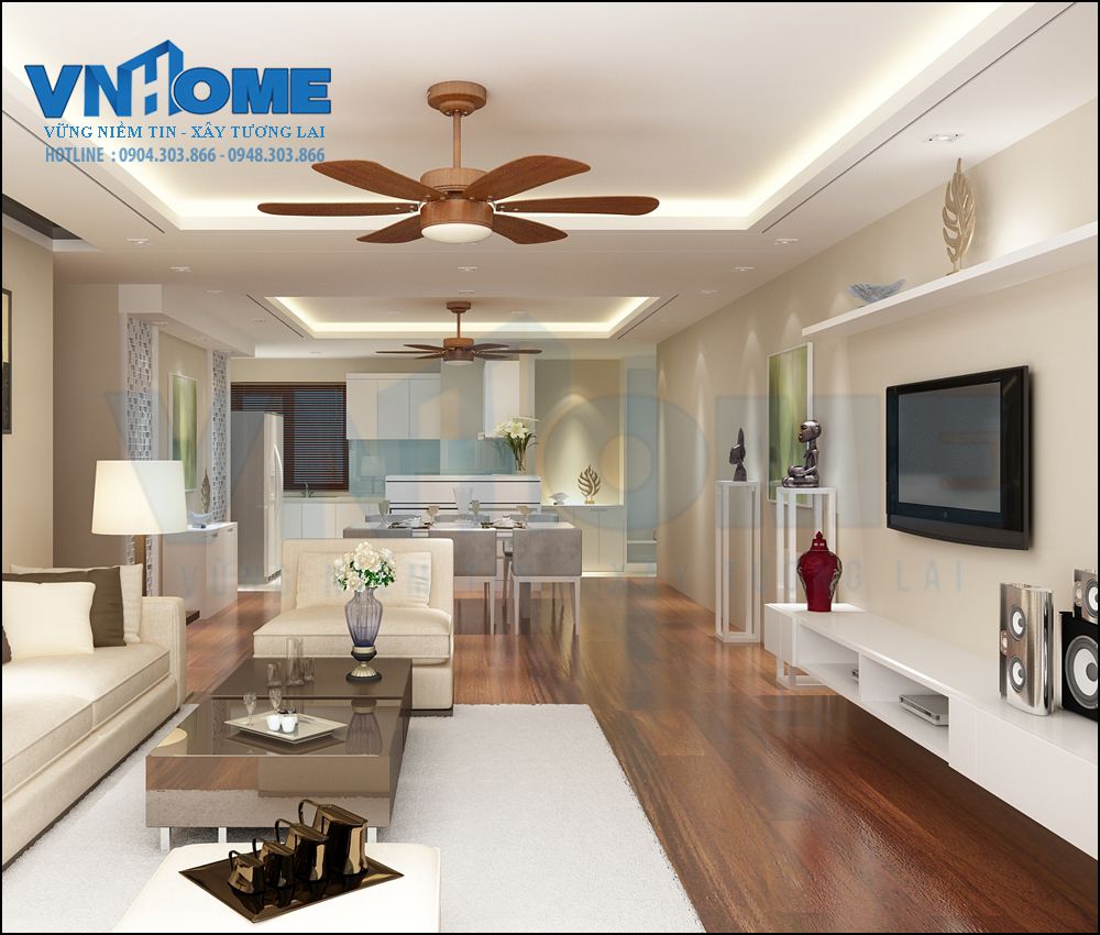 mẫu thiết kế nội thất phòng khách hiện đại đẹp và ấn tượng