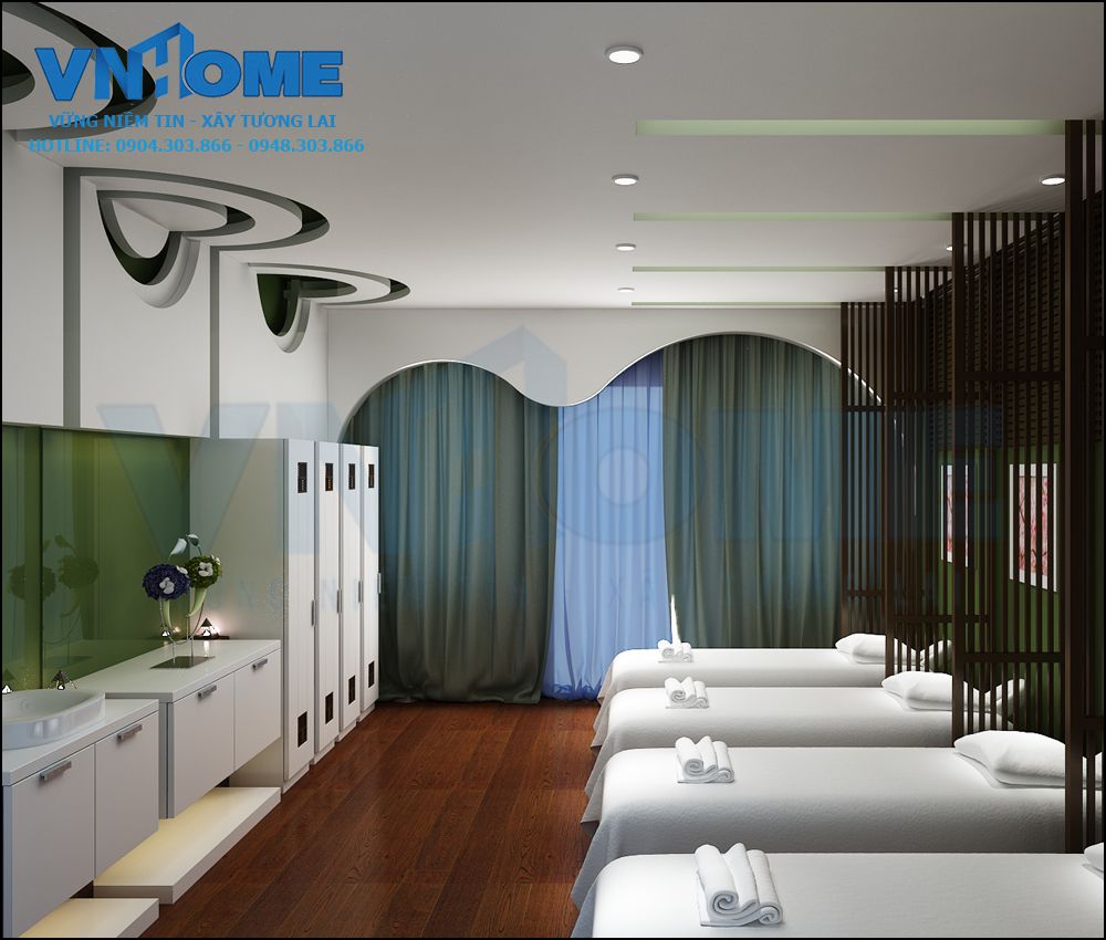 thiết kế nội thất spa