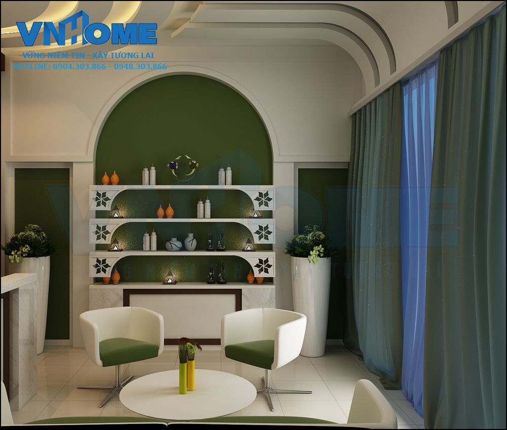 thiết kế nội thất spa
