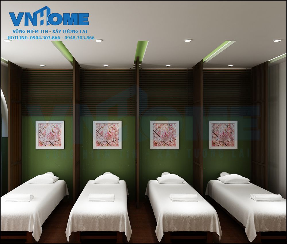 thiết kế nội thất spa