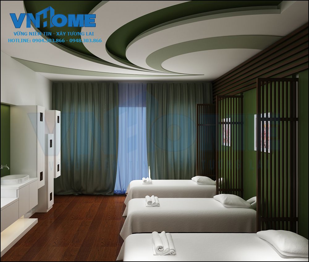 thiết kế nội thất spa