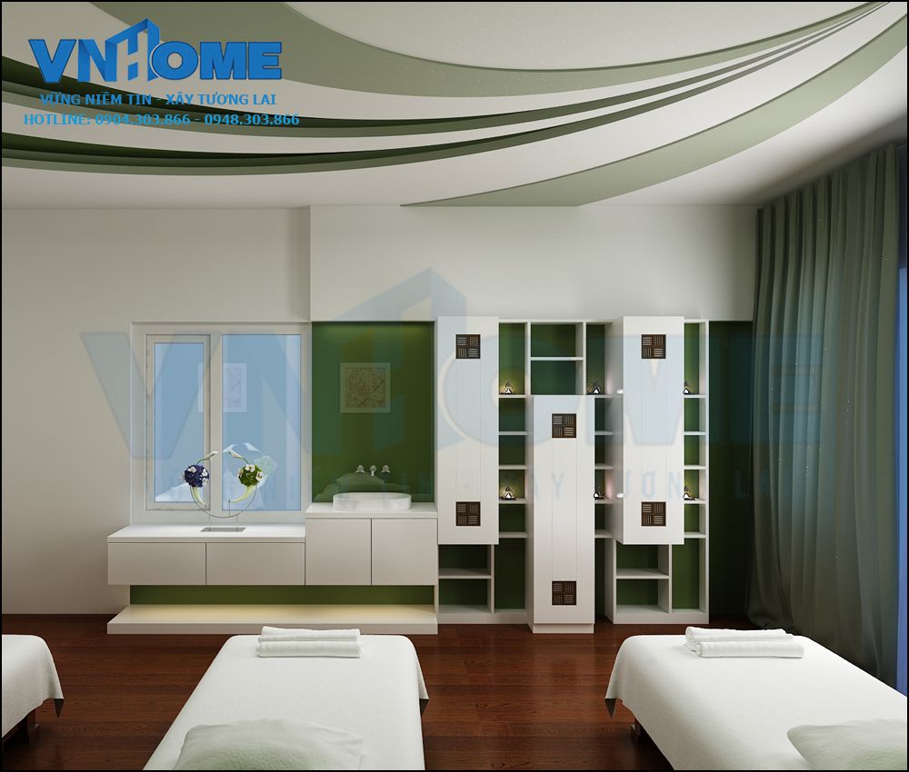 thiết kế nội thất spa