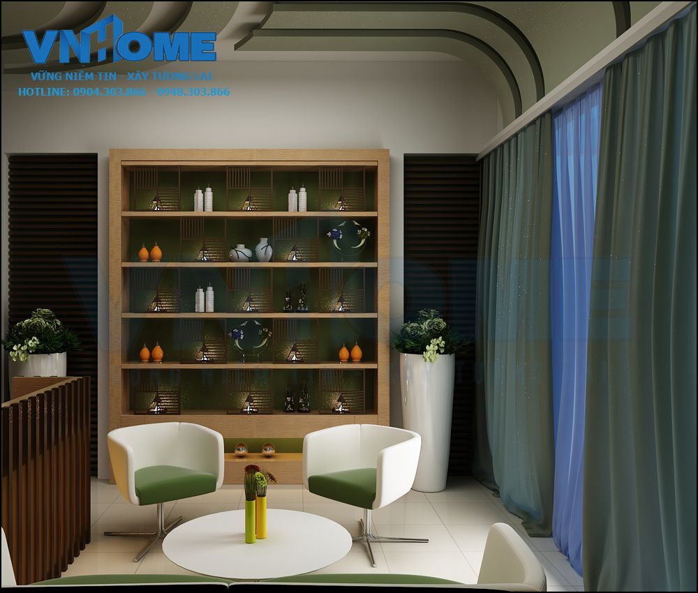 thiết kế nội thất spa