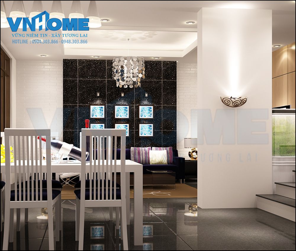 Thiết kế nội thất phòng bếp hiện đại tại Hải Phòng