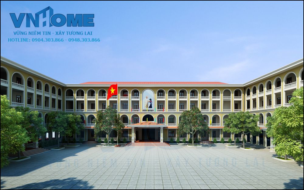 thiết kế trường học tại Hải Phòng