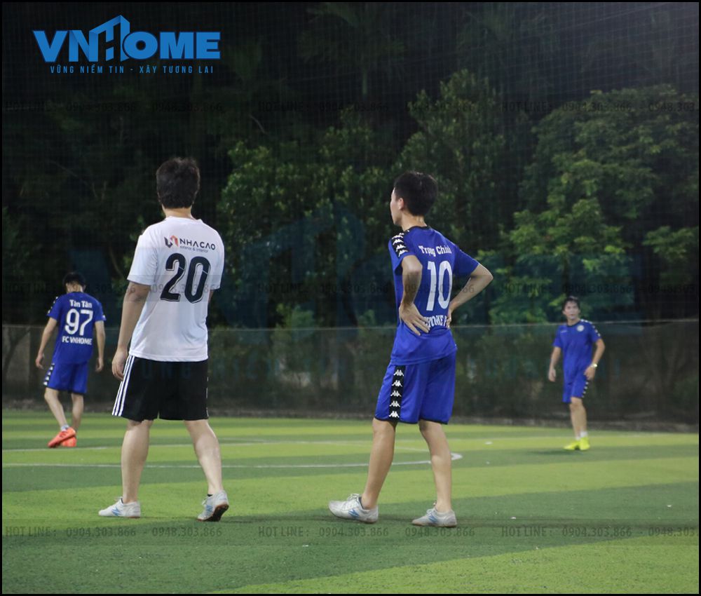 Trận giao hữu bóng đá vnhome