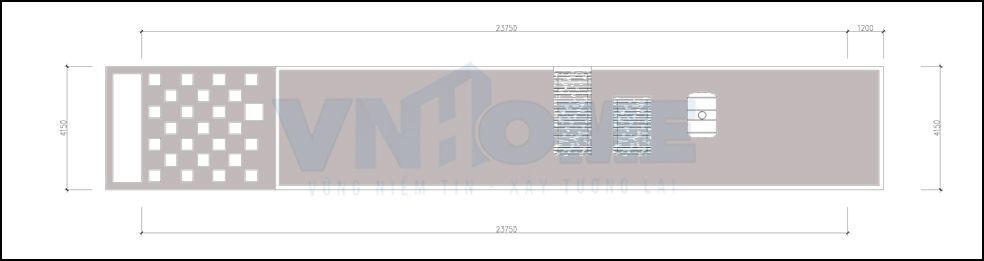 mặt bằng mái 