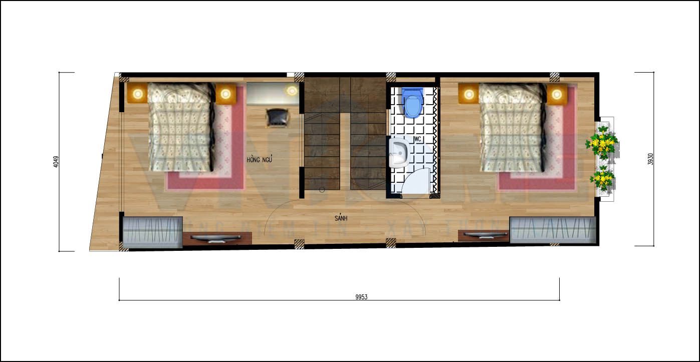 mặt bằng tầng 3