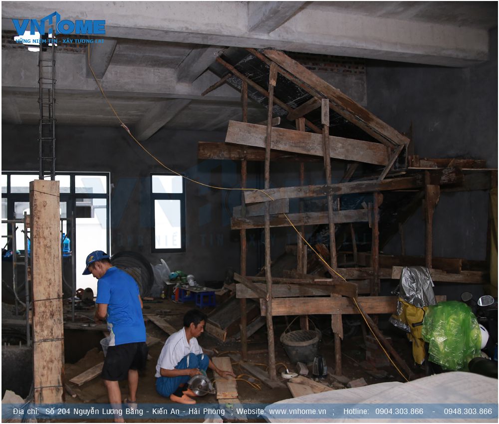 Thi công hoàn thiện biệt thự Vinhomes Hải Phòng