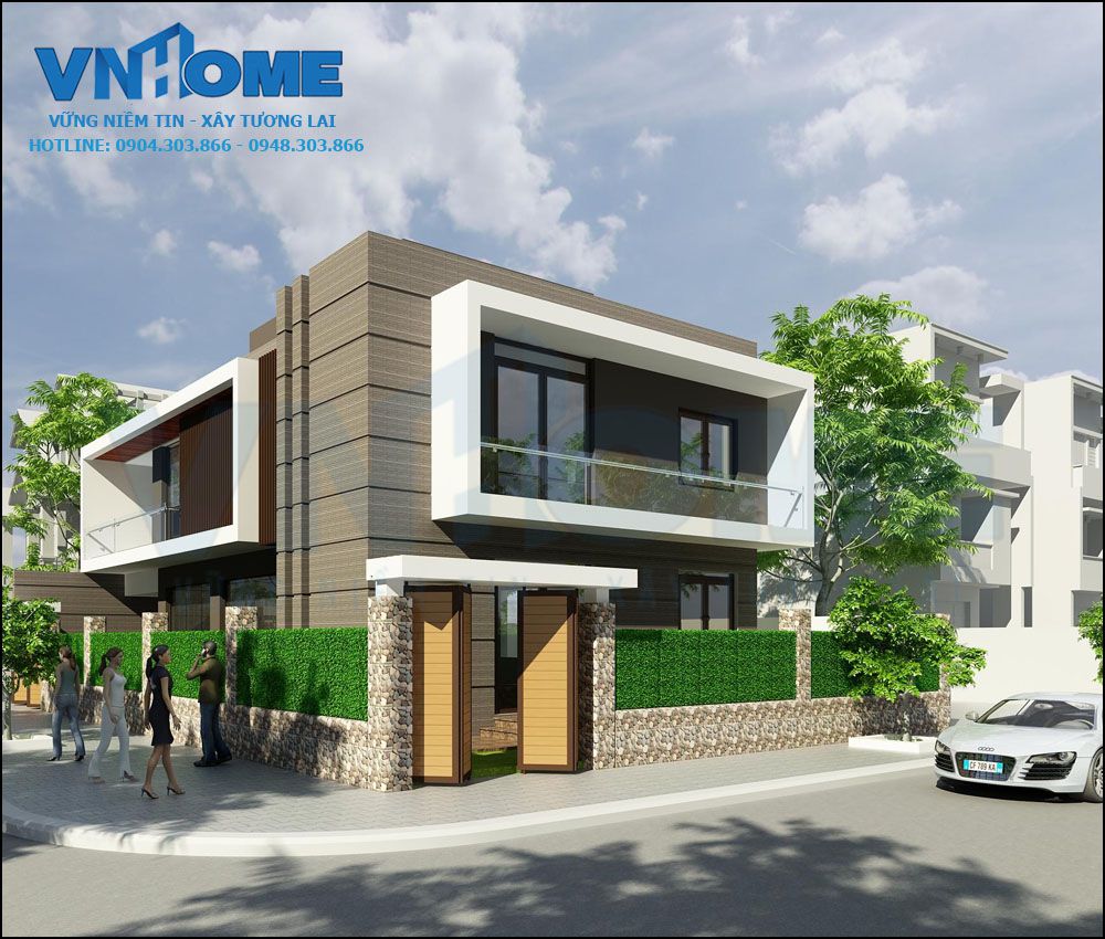 thiết kế biệt thự hiện đại tại Quảng Ninh