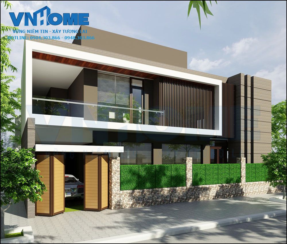 thiết kế biệt thự hiện đại tại Quảng Ninh