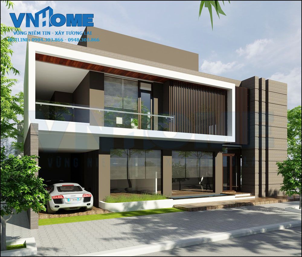 thiết kế biệt thự hiện đại tại Quảng Ninh