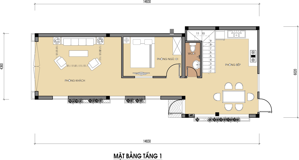 mặt bằng tầng 1 mặt bằng tầng 1