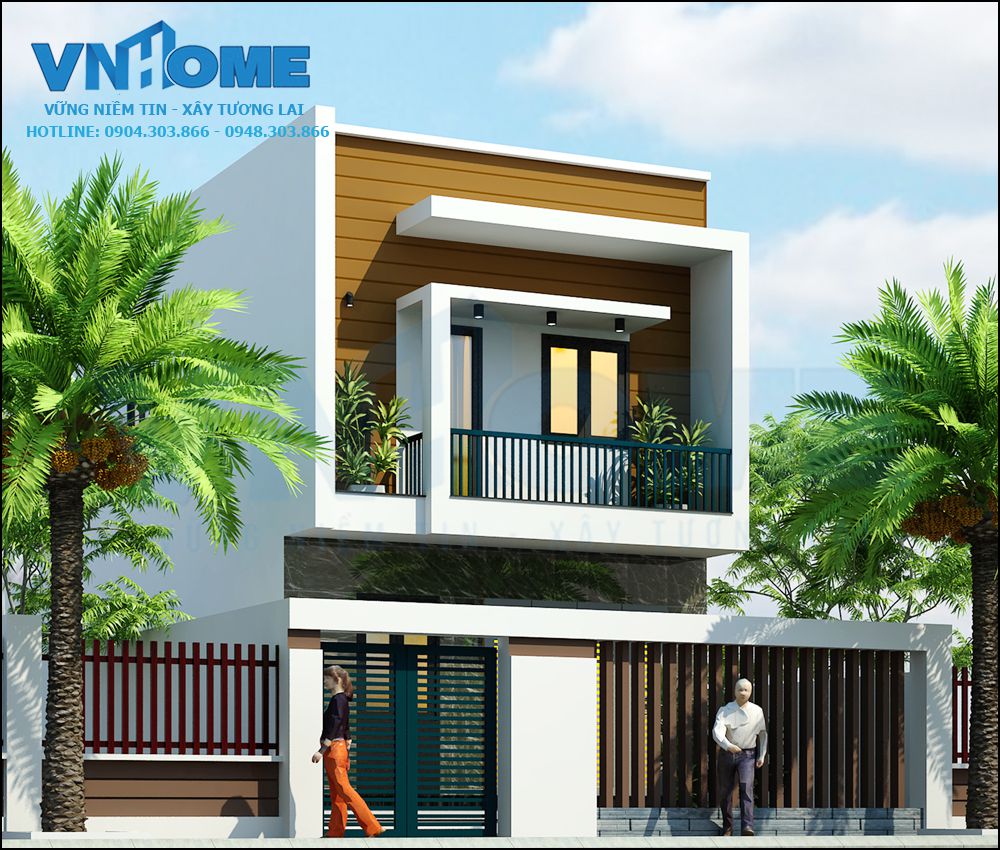 thiết kế nhà lô hiện đại