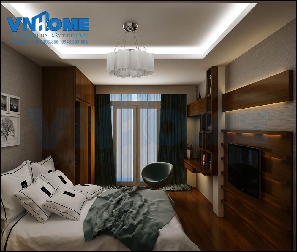 thiết kế nội thất nhà lô hiện đại 3 tầng tại Hải Phòng